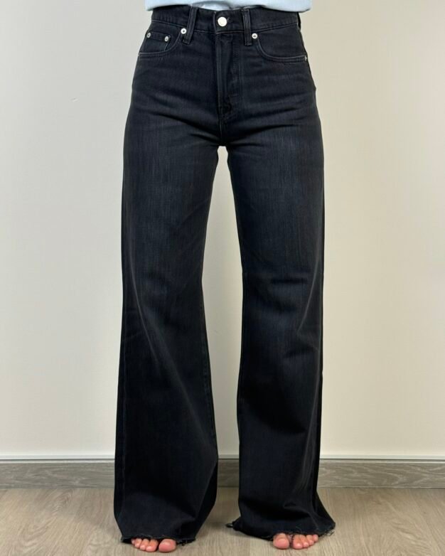 jjeans cycle flaire cinque tasche nero zampa palazzo