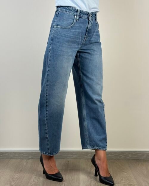 jeans cycle aida crop caviglia cinque tasche largo