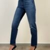 jeans cycle dritto sigaretta blu cinque tasche