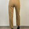 pantalone dritto nero cammello nocciola beige stretto morbido pences tasche francese elastico in vita elegante sportivo