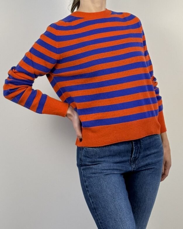 Paricollo Rigato Misto Merino Cashmere DANIELE FIESOLI