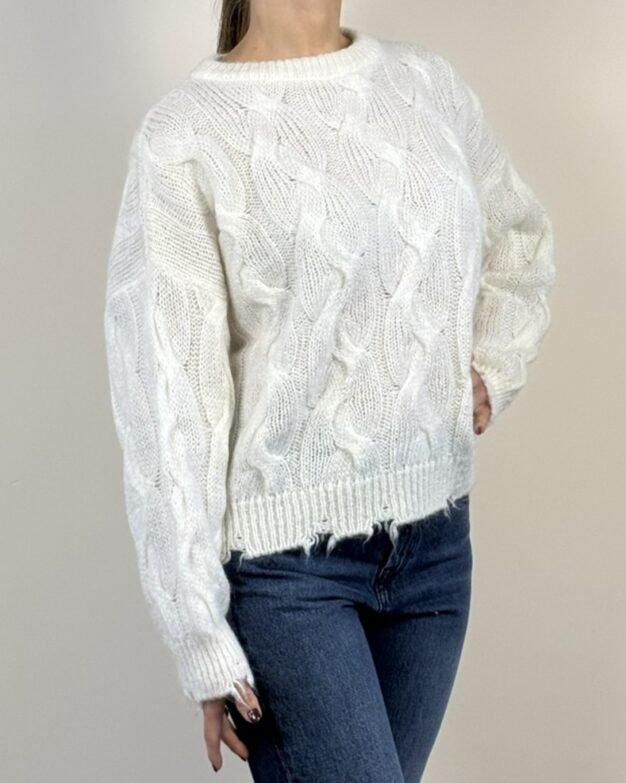 Maglia Girocollo Treccioni KONTATTO